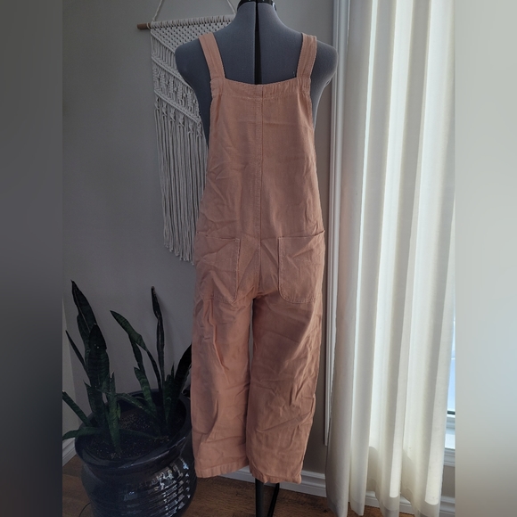 Pink denim overalls size medium - Picture 4 of 8